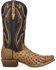 Image #2 - Dan Post Men's Grit Exotic Full Quill Ostrich Tall Western Boots - Snip Toe, Tan, hi-res