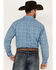 Ariat Men's Gentry Paisley Print Long Sleeve Button-Down Western Shirt - Tall, Blue, hi-res