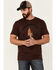 Image #1 - Moonshine Spirit Men's Whiskey No Answer Graphic Short Sleeve T-Shirt, Silver, hi-res