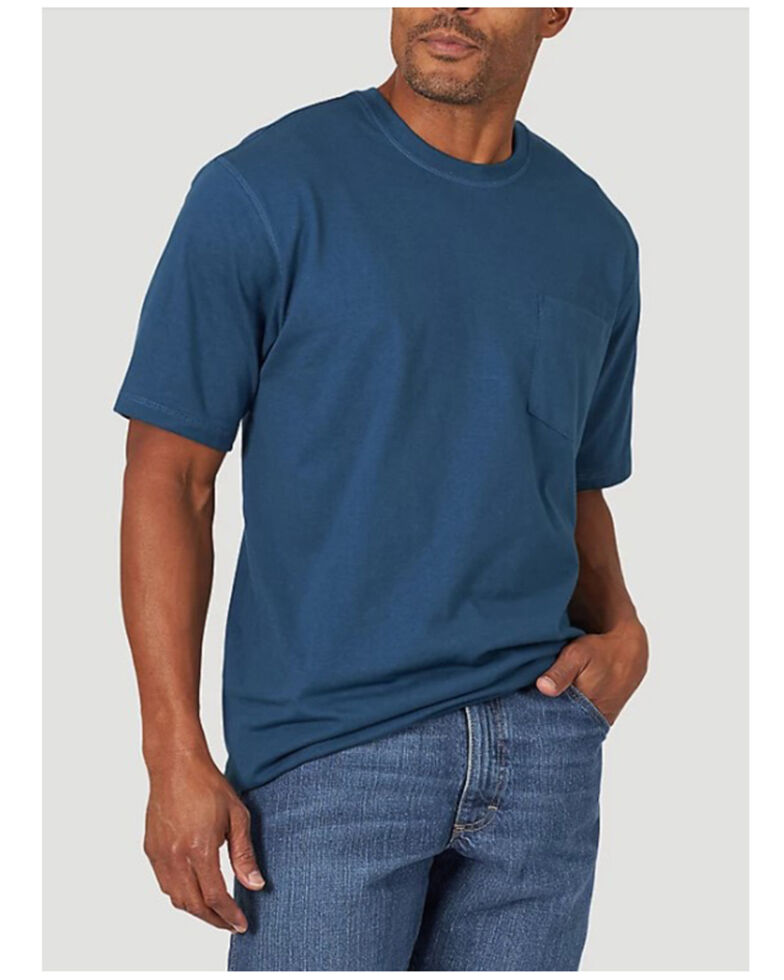 Wrangler Riggs Men's PerformancePocket Work T-Shirt , Blue, hi-res