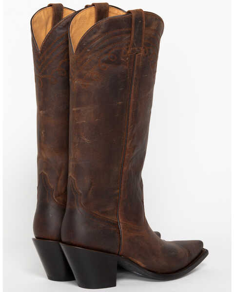 Image #4 - Shyanne Women's Charlene Tall Western Boots - Snip Toe, Brown, hi-res