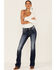 Image #1 - Miss Me Women's Leopard Chloe Bootcut Jeans, , hi-res