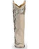 Corral Women's Floral Overlay Embroidered Stud and Crystals Western Boots - Snip Toe, White, hi-res
