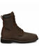 Image #2 - Justin Men's Driller Waterproof Work Boots - Composite Toe, Brown, hi-res