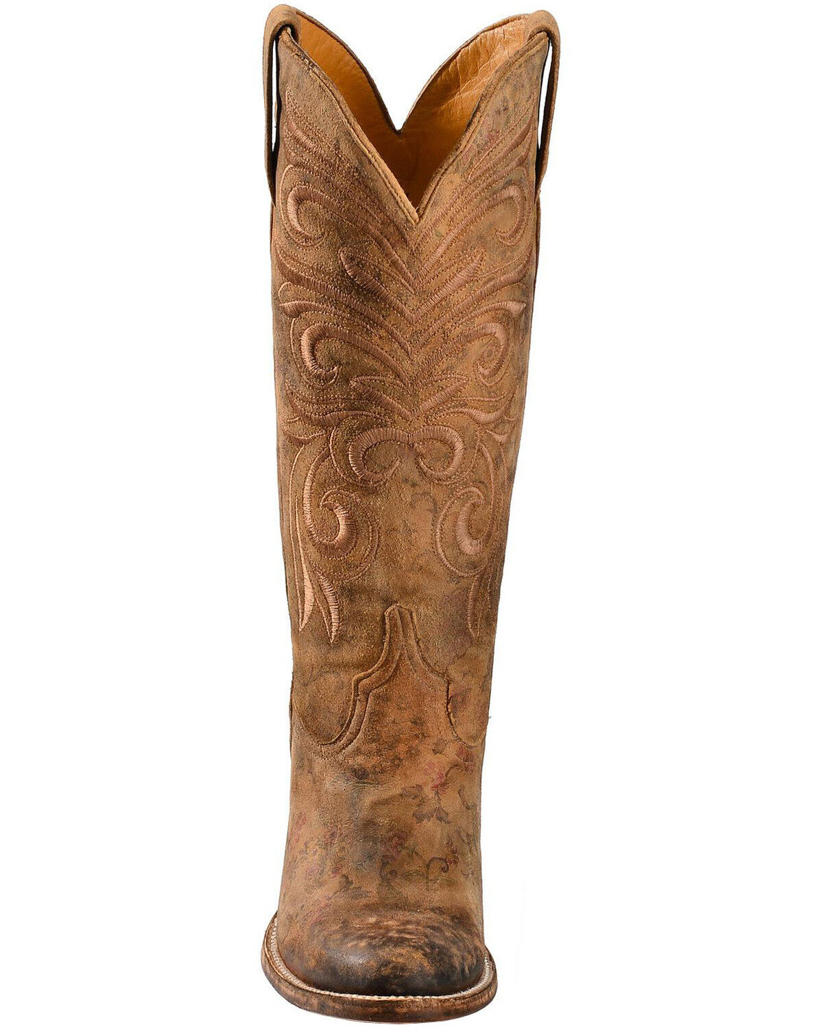 Image #4 - Lucchese Women's Handmade 1883 Laurelie Western Boots - Round Toe, Brown, hi-res