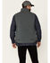 Image #4 - Dakota Grizzly Men's Slate Nolan Zip-Front Quilted Vest, Grey, hi-res