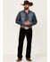 Image #1 - Ariat Men's M7 Black Legacy Wash Stretch Slim Straight Jeans, Black, hi-res