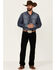 Image #1 - Ariat Men's M7 Black Legacy Wash Stretch Slim Straight Jeans , Black, hi-res
