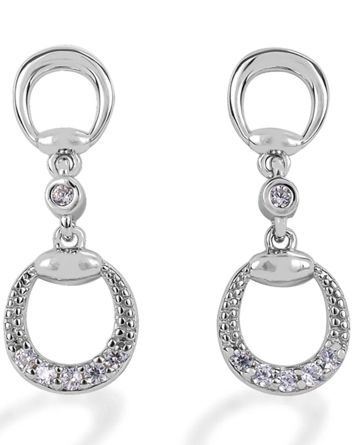 Kelly Herd Women's Silver Eggbutt Dangle Earrings, No Color, hi-res