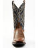 Image #4 - Laredo Men's McKinney Western Boots - Square Toe, Brown/blue, hi-res