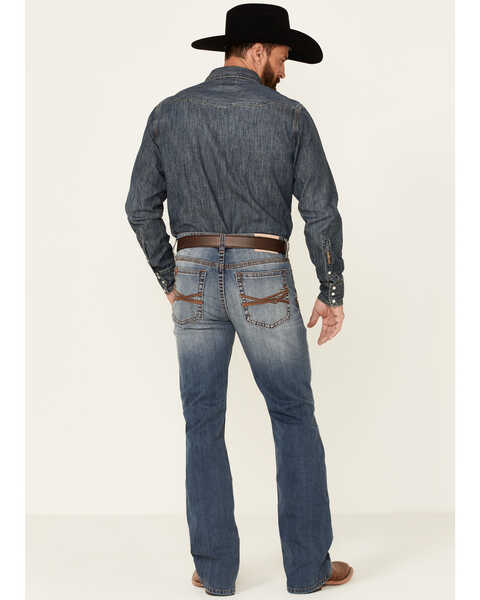 Cody James Core Men's Silver Spur Medium Wash Performance Stretch Slim Bootcut Jeans , Blue, hi-res