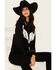 Image #1 - Wrangler Women's Fringe Long Sleeve Snap Western Shirt, , hi-res