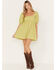 Image #1 - Show Me Your Mumu Women's Smitten Babydoll Mini Dress, Green, hi-res