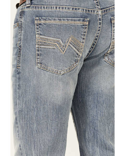 Image #4 - Cody James Men's Hacienda Medium Wash Stretch Slim Bootcut Jeans , Medium Wash, hi-res