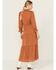 Image #4 - Revel Women's Tiered Midi Dress, Rust Copper, hi-res