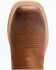 Image #6 - RANK 45® Men's Clements Western Performance Boots - Broad Square Toe, Tan, hi-res