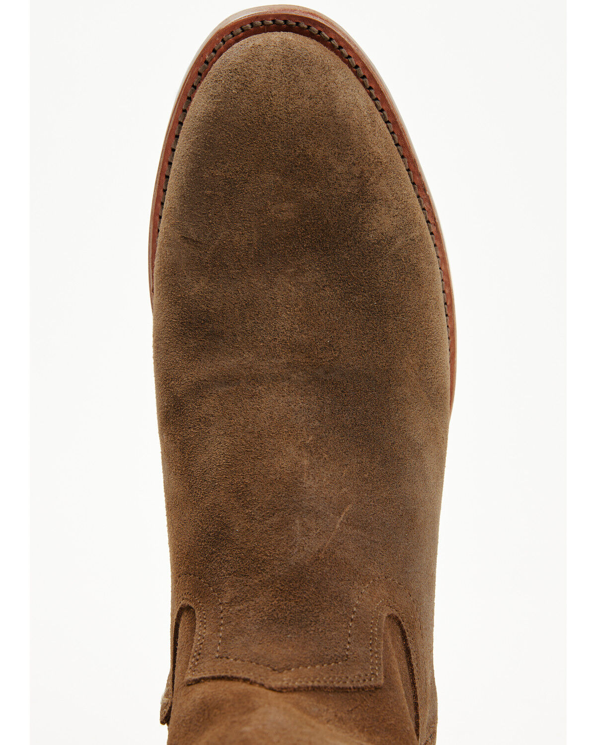 Image #6 - Moonshine Spirit Men's 8" Pancho Roughout Zipper Western Boots - Round Toe, Brown, hi-res