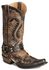 stetson brown harness cowboy boots