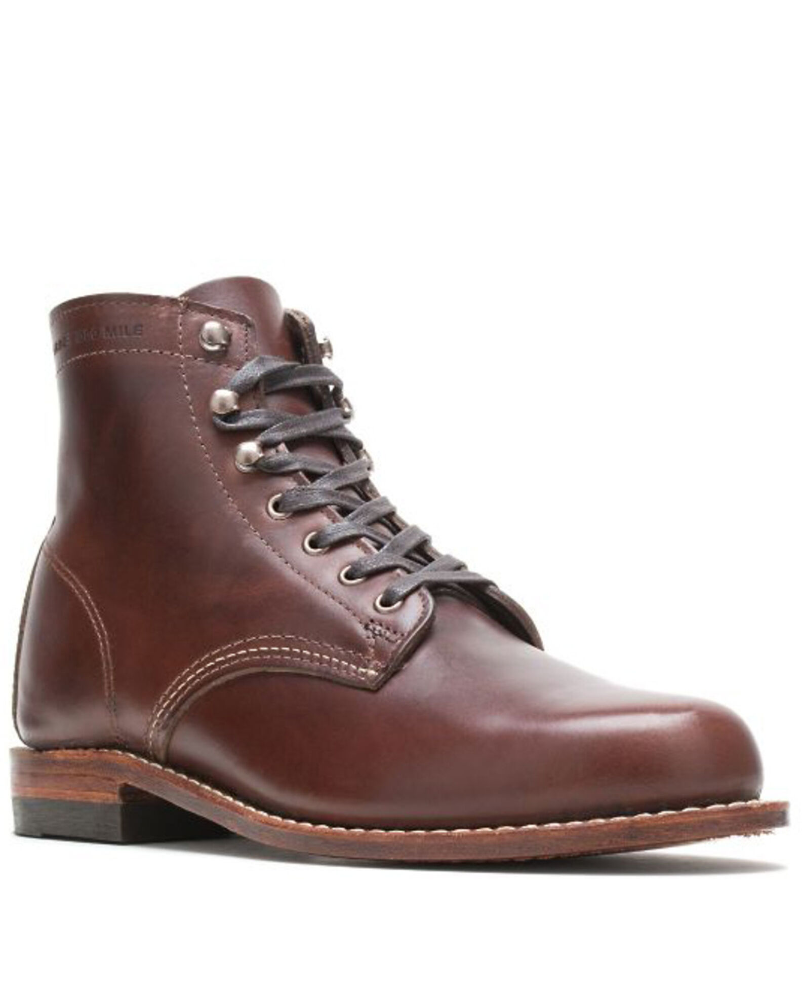 Wolverine Men s 1000 Mile Lace Up Boots Round Toe Sheplers