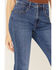 Image #2 - Levi's Women's 724 Dark Wash High Rise Straight Crop Jeans, Blue, hi-res