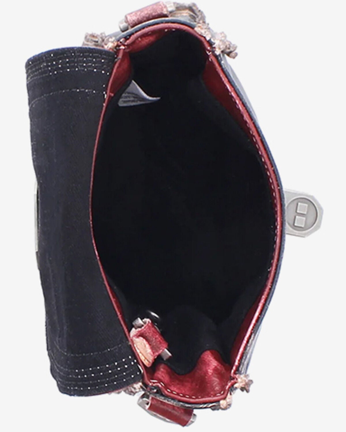 Image #3 - Bed Stu Women's Rhyme Compact Bag, Black, hi-res