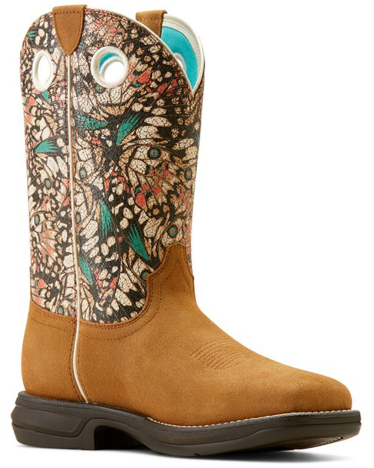 Ariat Women's Anthem Myra Western Boots - Broad Square Toe, Brown, hi-res