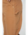Image #4 - Carhartt Double Duck Dungaree Fit Khaki Work Jeans - Big, Brown, hi-res