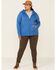 Carhartt Women's Clarksburg Zip-Front Hooded Work Sweatshirt - Plus, Medium Blue, hi-res