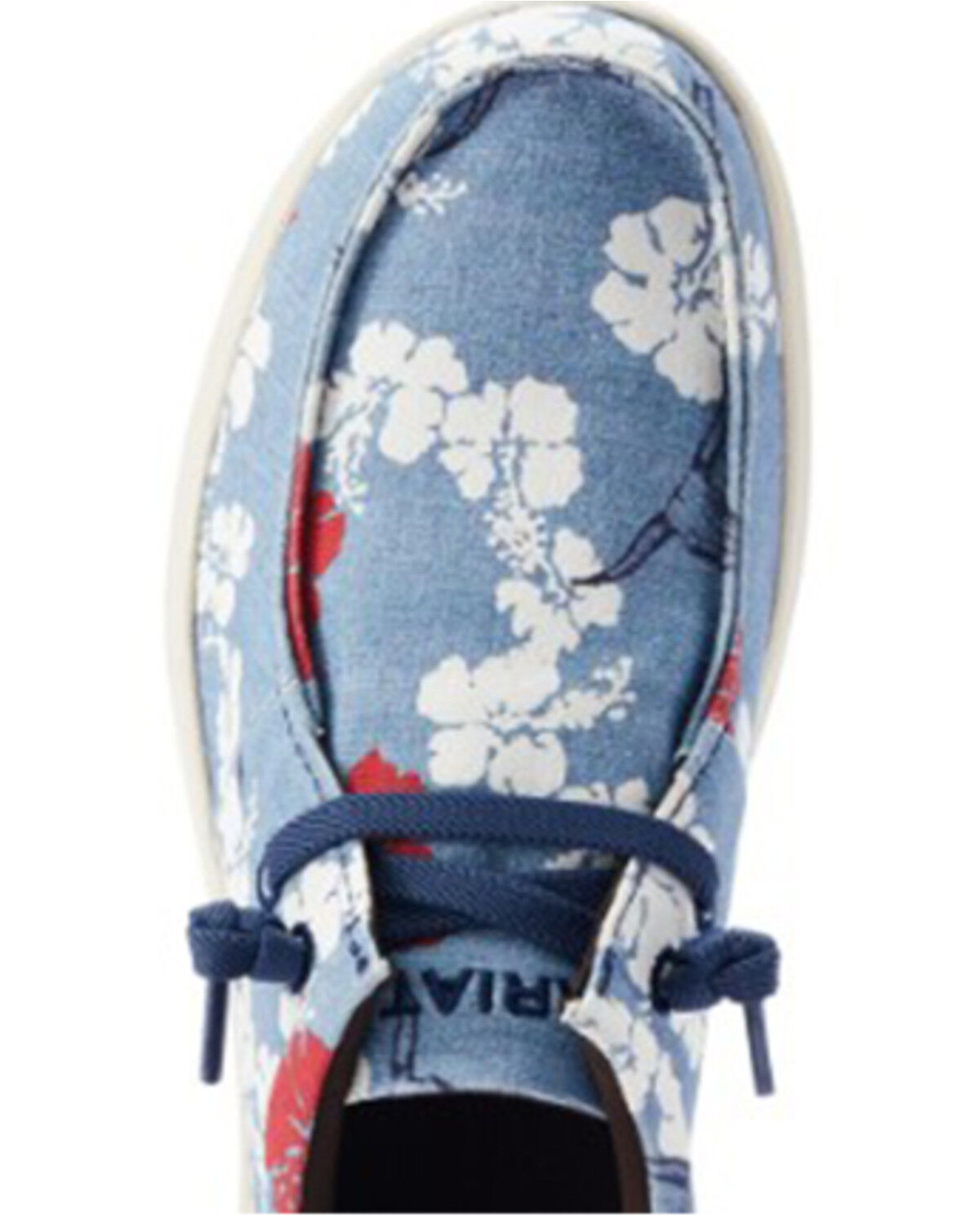Image #4 - Ariat Men's Hilo Aloha Western Casual Shoes - Moc Toe, Blue, hi-res