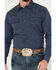 Image #3 - Moonshine Spirit Men's Show Stopper Floral Print Long Sleeve Western Snap Shirt, Teal, hi-res