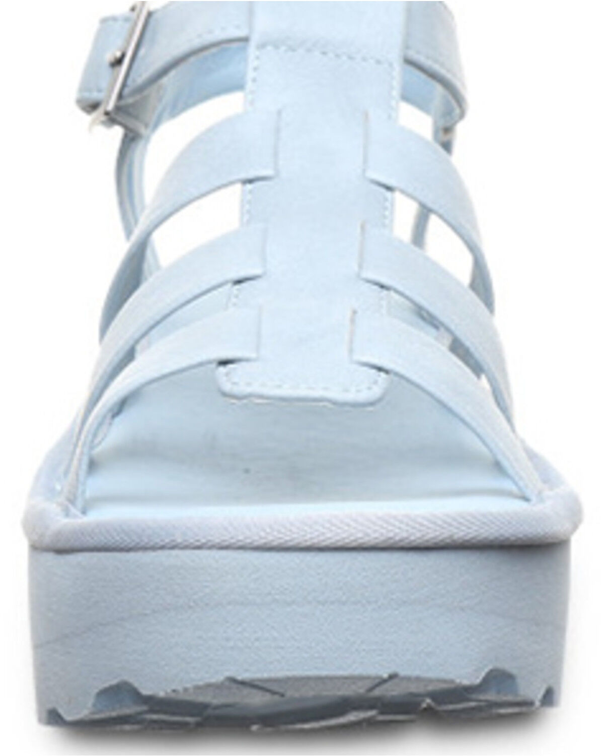 Image #4 - Bearpaw Women's High Seas Platform Sandals, Blue, hi-res