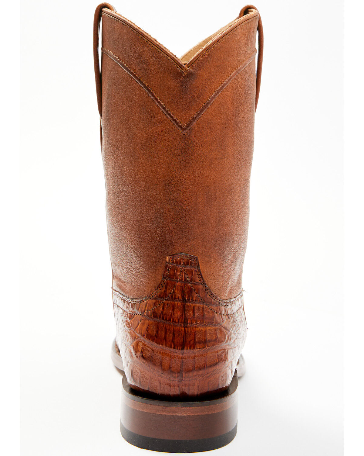 Image #5 - Cody James Black 1978® Men's Carmen Exotic Caiman Belly Roper Boots - Round Toe, Cognac, hi-res