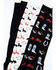 Image #2 - Shyanne Women's Cowgirl Gear Knee High Socks - 3 Pack, Black, hi-res