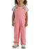 Image #1 - Carhartt Toddler Girls' Loose Fit Canvas Bib Overalls, Pink, hi-res
