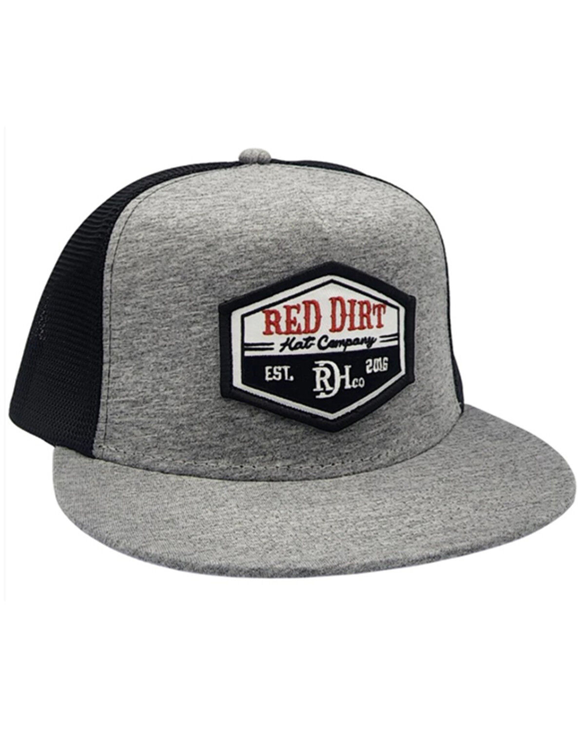 Image #1 - Red Dirt Hat Men's Diamond Sign Ball Cap, Grey, hi-res