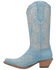 Image #3 - Dingo Women's Flirty N' Fun Western Boots - Snip Toe, Light Blue, hi-res