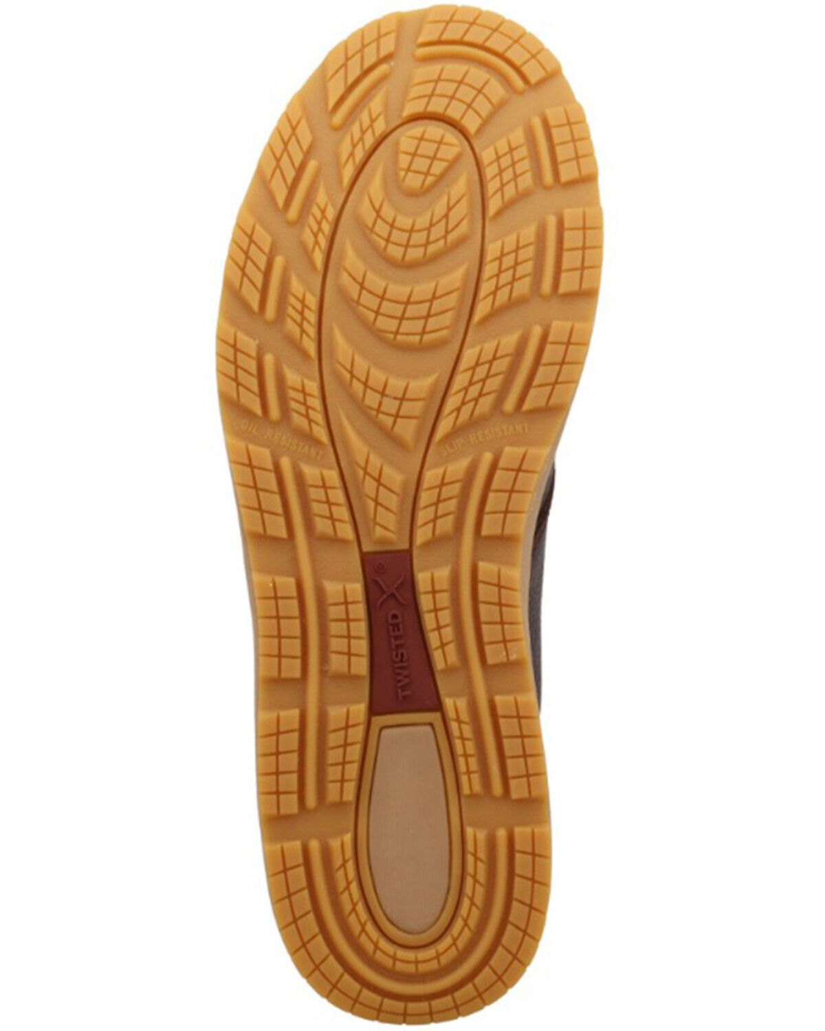 Image #7 - Twisted X Men's 5" CellStretch® Wedge Sole Boots - Moc Toe, Mahogany, hi-res