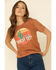 Image #1 - Ranch Dress'n Women's Am I Ranchy Yet Graphic Tee, Rust Copper, hi-res
