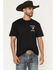 Image #2 - Riot Society Men's Wild As Hell Short Sleeve Graphic T-Shirt, Burgundy, hi-res