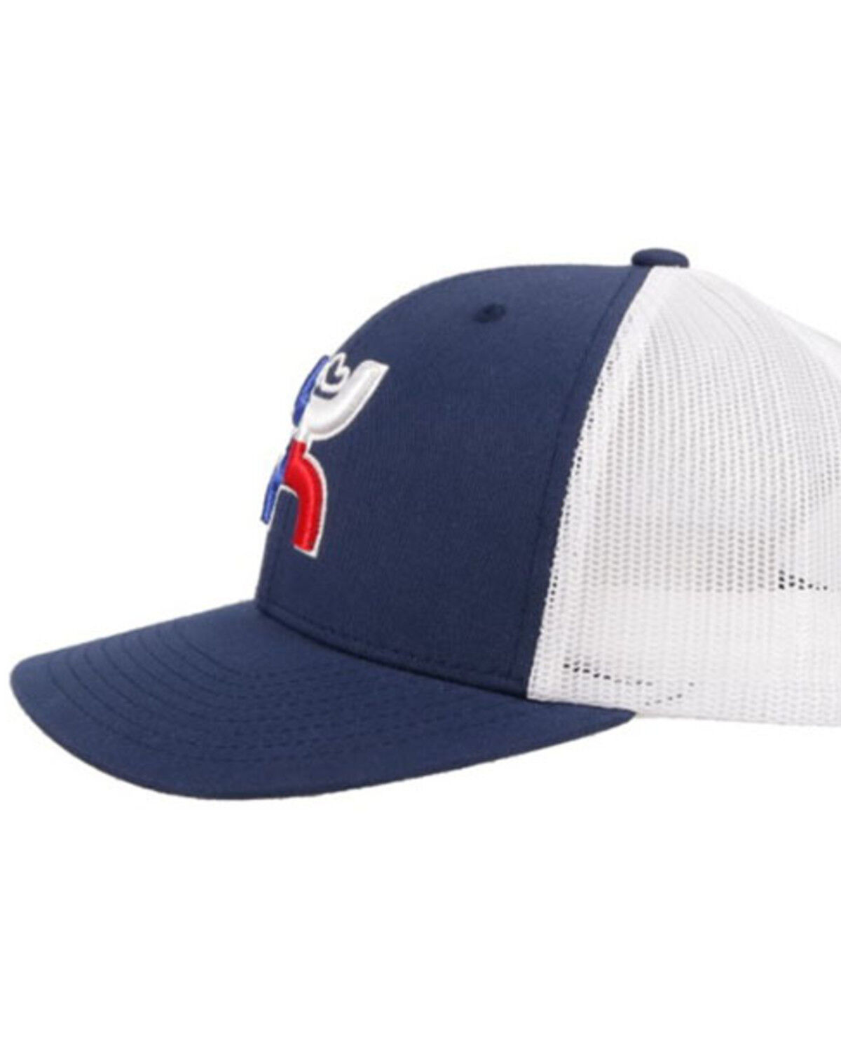 Image #4 - Hooey Men's Texican Logo Trucker Cap, Navy, hi-res