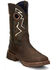 Tony Lama Men's Force Waterproof Western Work Boots - Composite Toe, Brown, hi-res