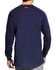 Image #2 - Ariat Men's FR Air Crew Long Sleeve Work Shirt, Navy, hi-res