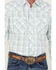 Image #3 - Wrangler 20X Men's Advanced Comfort Plaid Print Long Sleeve Snap Stretch Western Shirt , White, hi-res