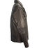 Image #2 - Milwaukee Leather Men's Lightweight Extra Long Biker Jacket - Big 3X, Black, hi-res
