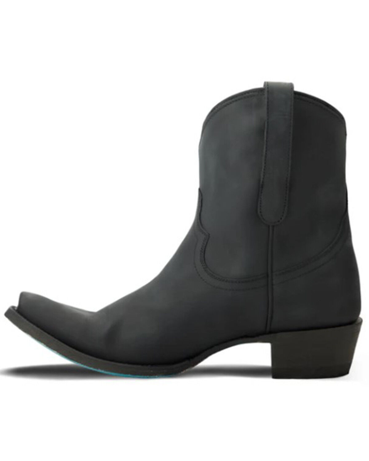 Image #3 - Lane Women's Emma Jane Western Booties - Snip Toe, Black, hi-res