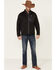 Image #2 - Ariat Men's Bluff Jersey Softshell Zip-Front Jacket, Black, hi-res