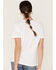 Image #4 - Wrangler Women's Boot Barn Exclusive Adventure Is Out There Short Sleeve Graphic Tee, Teal, hi-res