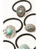 Image #5 - Shyanne Women's Concho Hair Tie Set - 5 Piece, Silver, hi-res