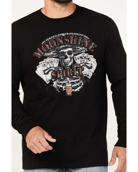 Image #3 - Moonshine Spirit Men's Marichi Long Sleeve Graphic T-Shirt, Black, hi-res