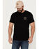 Brixton Men's Crest II Logo Short Sleeve T-Shirt, Black, hi-res